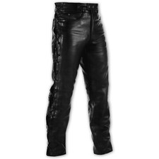 Jeans Pantalon Cuir Custom