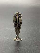 Ancien Sceau Cachet Tampon Cire Argent Vintage Seal Wax Old