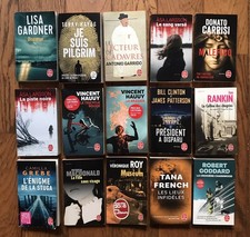 lot 15 livres de poche (14 + 1 gratuit)  Thrilleurs  Le Livre de poche.