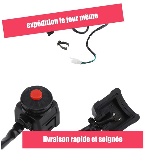 Interrupteur guidon moto mm - guidon, 22