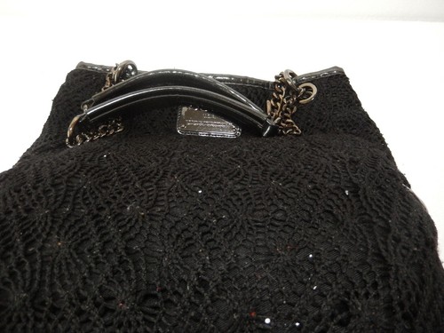 Bebe black crochet stylish - ,