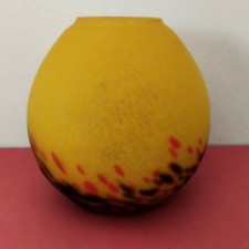 Vase boule pâte de verre