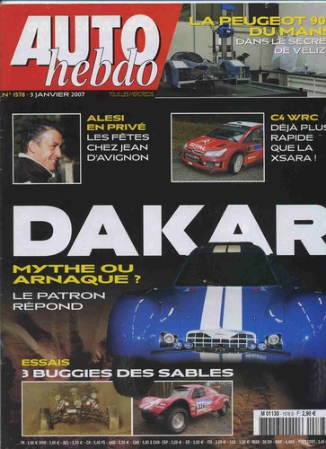Auto hebdo 1578 - n°1578, 03/01/2007