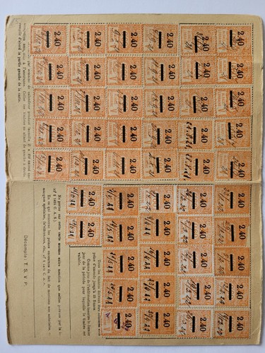 Timbres socio postaux - (15),