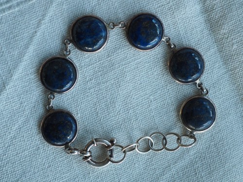 Bracelet vintage argent massif - bracelet,