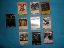 10 Cartes Panini Invizimals