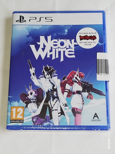 Neon white ps5 sony - white,