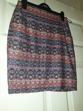 Jupe aztèque UK 6 New Look