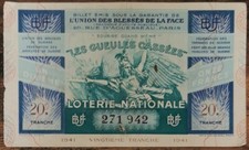 Billet de loterie nationale