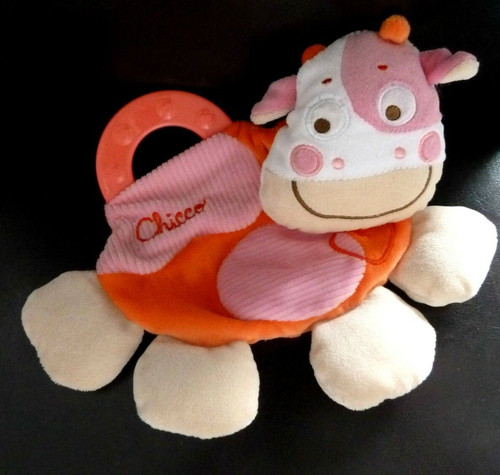 Doudou plat chicco vache - plat,