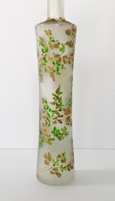 Ancienne bouteille à décor doré et peint art nouveau