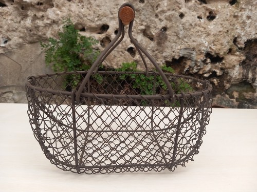 Joli panier oeufs métal - joli, à