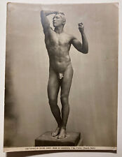 Auguste Rodin / L'âge d'airain / Photographie albuminée  Fratelli ALINARI