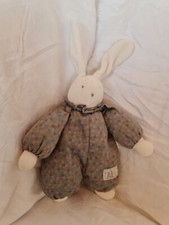 Doudou Lapin Moulin Roty - Gris et Bleu - les Jouets Du Moulin Neuve 