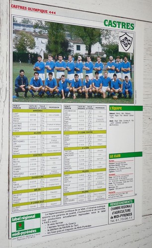 Clipping poster rugby - clipping,