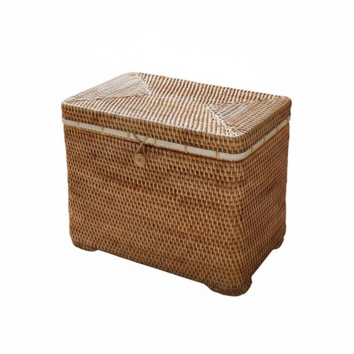 Coffre rangement rotin - coffre, en