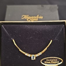 Alexandria Gems Gold Tone Rope