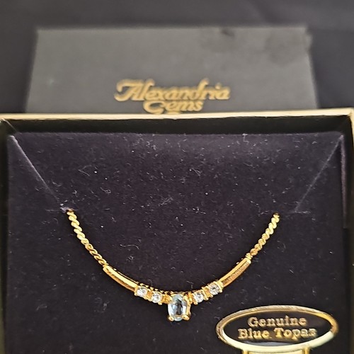 Alexandria gems gold tone rope - gems,