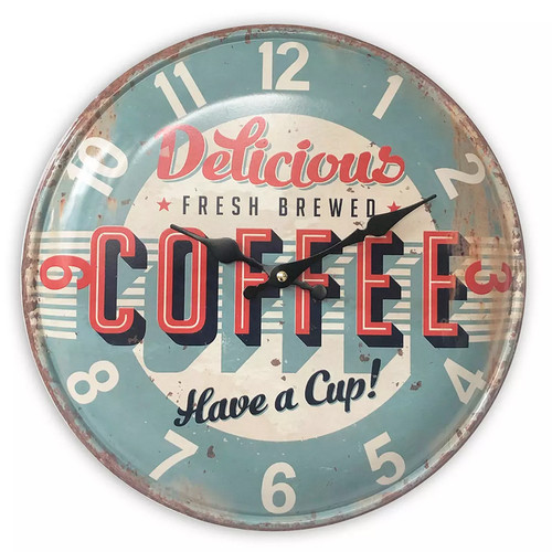Horloge delicious coffee