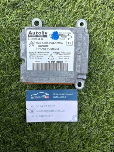 Calculateur air bag boitier - bag,