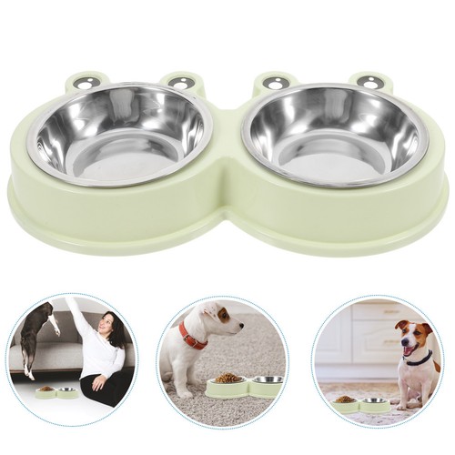 Gamelle double pour chien bol - gamelle,