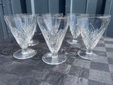 6 verres à eau cristal Saint Louis Astrid Art Déco