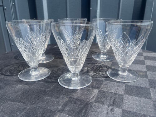 Verres eau cristal - verres,