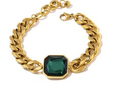 Bracelet chaîne cubaine homme