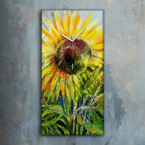 Horloge murale sur - toile, 30x60