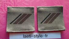 P03 2×patch scratch galon de poitrine caporal légion étrangère basse visibilité 