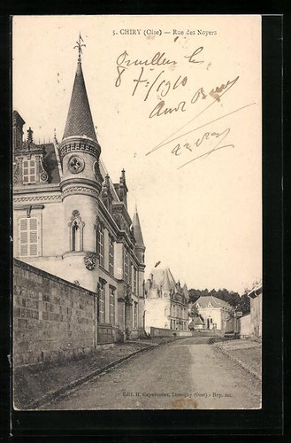 Cpa chiry rue des - rue,