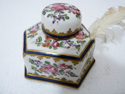 Encrier porcelaine samson - encrier,