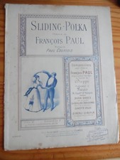 PARTITION DANSE SLIDING POLKA THEORIE FRANCOIS PAUL  CASINO DIEPPE MUSIQUE COURT