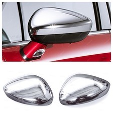 Pour PEUGEOT RCZ 2010-2015 Couverture de Miroir Chromé 2 pcs INOXYDABLE