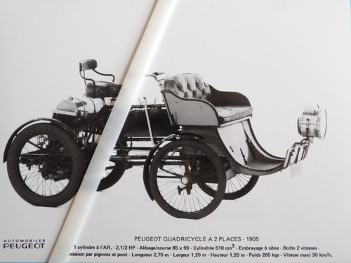 Photo peugeot quadricycle - à, 2