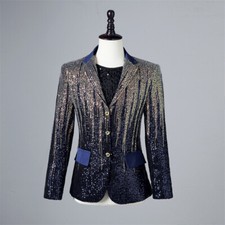 Veste De Tuxedo À Paillettes Pour Homme Costume De Fête Prom