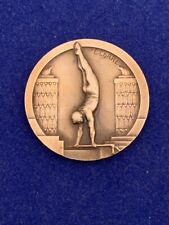 Médaille bronze Gymnastique barre fixe Art Déco par C. CHARL Sport medal