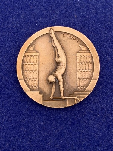 Médaille bronze gymnastique - bronze,