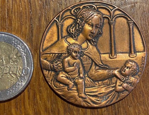 Médaille berceau mere et - berceau,
