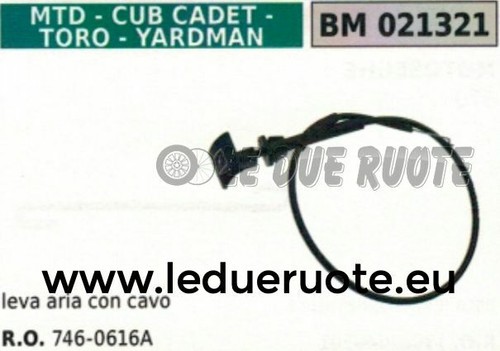 Levier bascule filtre air - bascule, avec