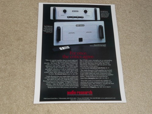 Audio research vt100 - research, tube