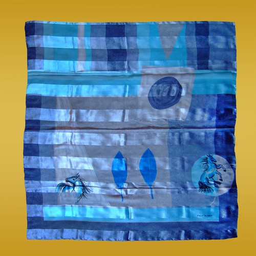 Vintage grand foulard - vintage,