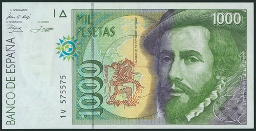 1000 pesetas octobre 1992 - 1000,
