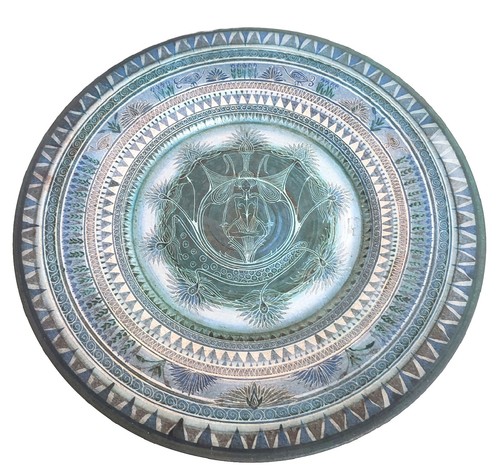 Grand plat céramique - en,