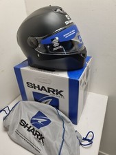 SHARK SKWAL 2 BLANK MAT WHT LED KMA Casque moto intégral noir mat S (55-56cm)