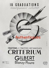 PUBLICITE CRITERIUM GILBERT