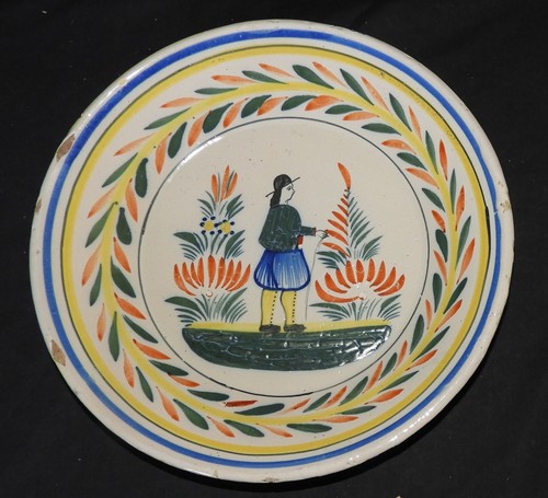 Assiette ancienne faïence - ancienne,