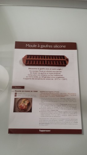 Tupperware neuve fiche - fiche,