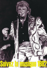 Johnny Hallyday - DVD -  Suivez la musique 1982 Belgique - rare