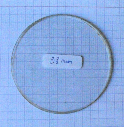 Verre rond plat vitre ronde - verre, plat,